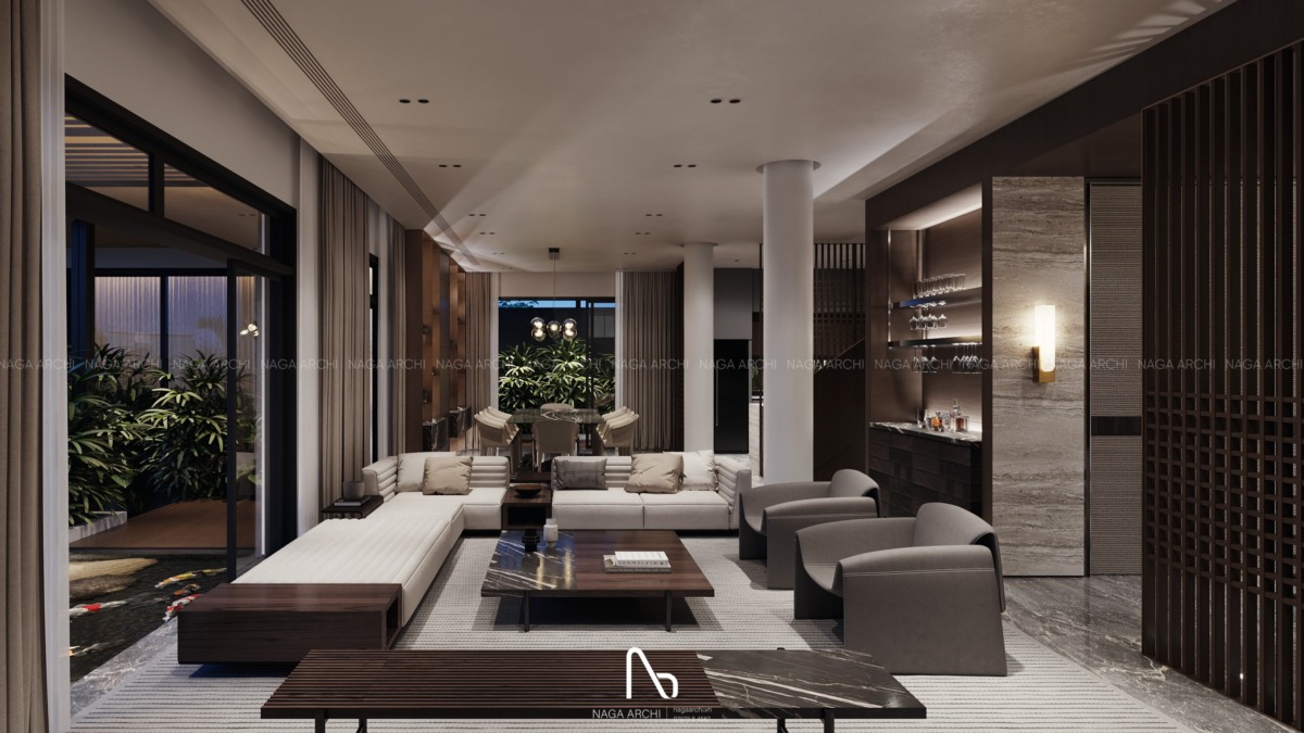 thiết kế nội thất biệt thự lavida residences