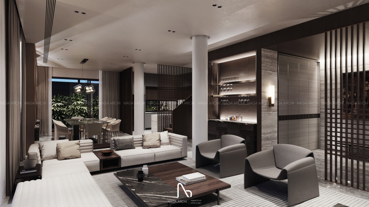 thiết kế nội thất biệt thự lavida residences