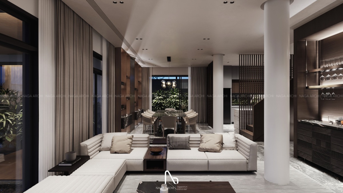 thiết kế nội thất biệt thự lavida residences