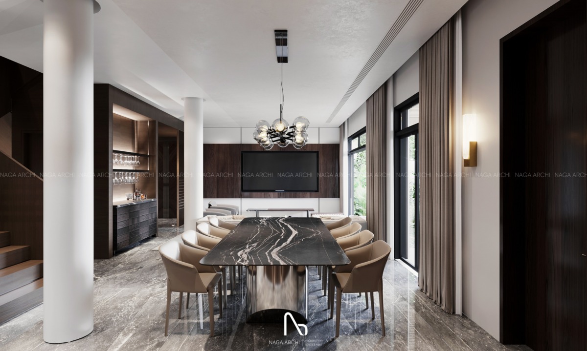 thiết kế nội thất biệt thự lavida residences