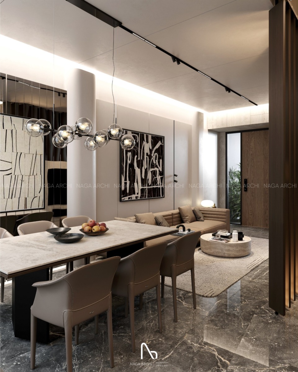 thiết kế nội thất biệt thự lavida residences vũng tàu